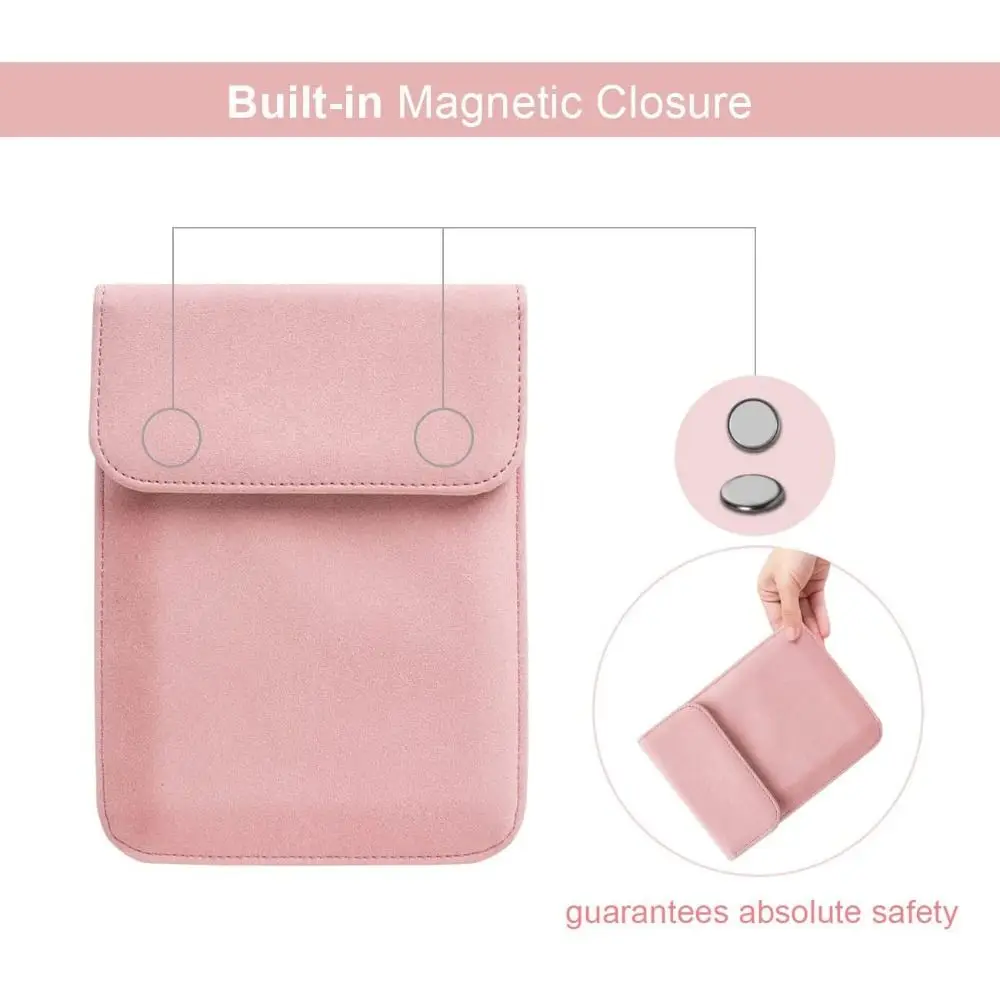 Premium PU Leather e-Reader Sleeve - 6.8 to 7 Inch Protection Case