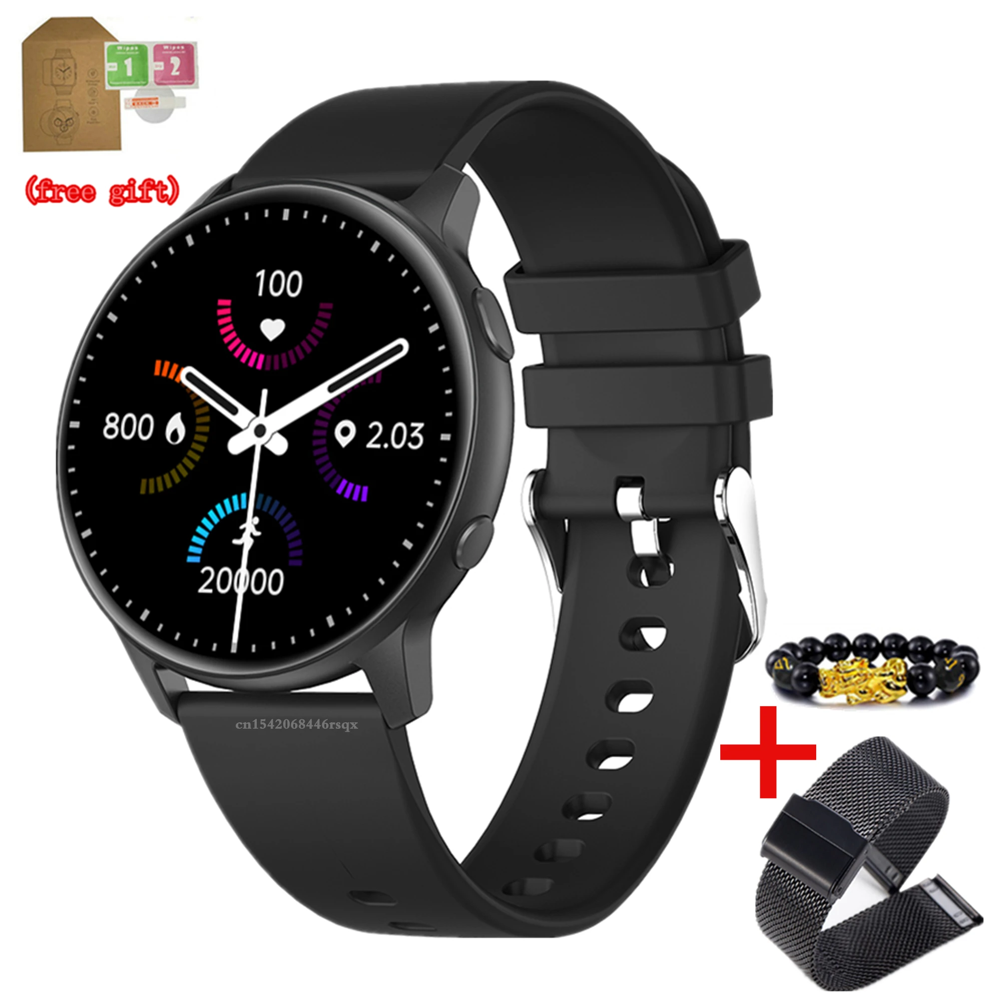 ZL02 Upgraded ZL02 Plus Smart Watch 100+ Watch Dial Heart Rate Blood Pressure Blood Oxygen IP68 Waterproof PK MX1 Android IOS 