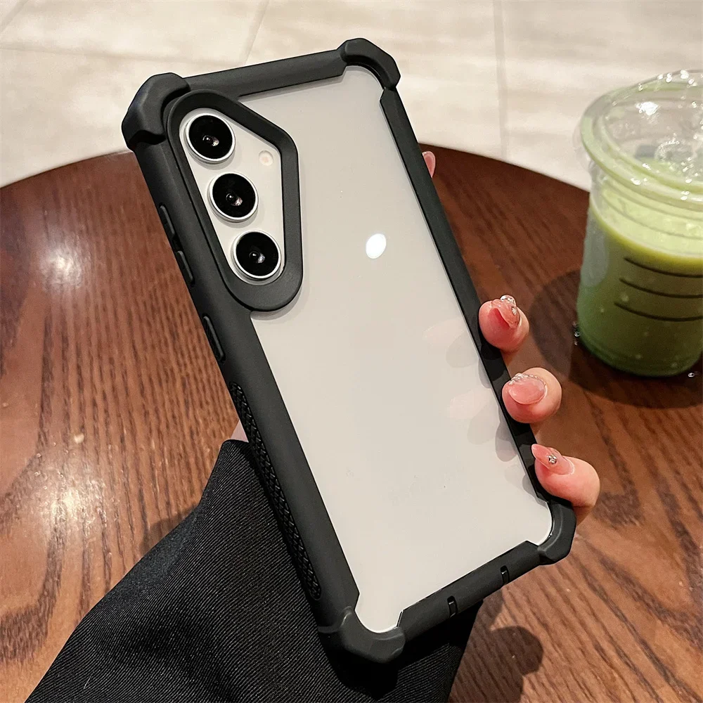 Heavy Duty Dual Layer Transparent Luxury Phone Case Cover
