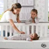 Serta SleepTrue Sparkling Sky 5" Dual-Sided Crib & Toddler Mattress - Sustainably Sourced Fiber Core - Waterproof - Lightweight 1