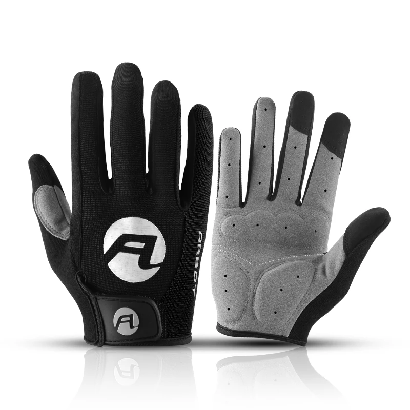 UPANBIKE Guantes de ciclismo para hombre y mujer, con almohadilla de gel  absorbente de golpes, transpirable, medio dedo, bicicleta de montaña