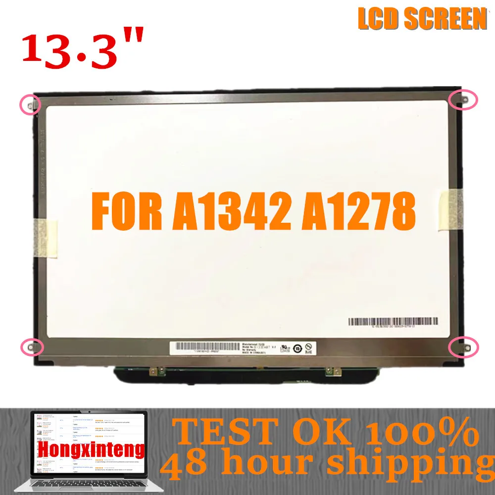 Tela Lcd do Portátil para o Macbook Pro A1278 A1342 Lp133wx3 tl a5 a6 Ltn133at09 Lp133wx2 tl g2 B133ew04 B133ew07 12800×800 3in