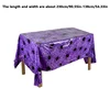 1 pc Christmas Halloween Disposable Tablecloth Large Area Party Event Decoration Tablecloth Background Wall Layout 6