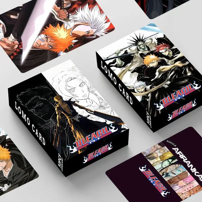 BLEACH Japanese Anime Lomo Card One Piece 1pack/30pcs Card Games With Postcards Message Photo Gift Kid Boys Fan Collection Toy