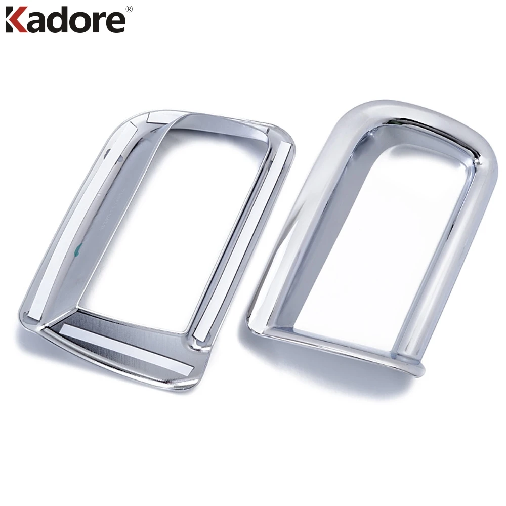 For Toyota Prado FJ150 FJ 150 2010 2011 2012 ABS Chrome Rear Fog Light Cover Trims Car Exterior Accessories Styling Sticker