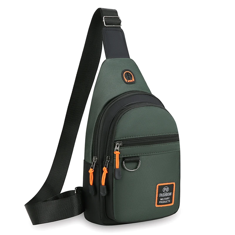 Popular choices, crossbody bag, chest bag, zipper closure - adjustable shoulder strap, suitable for outdoor travel, work, busine