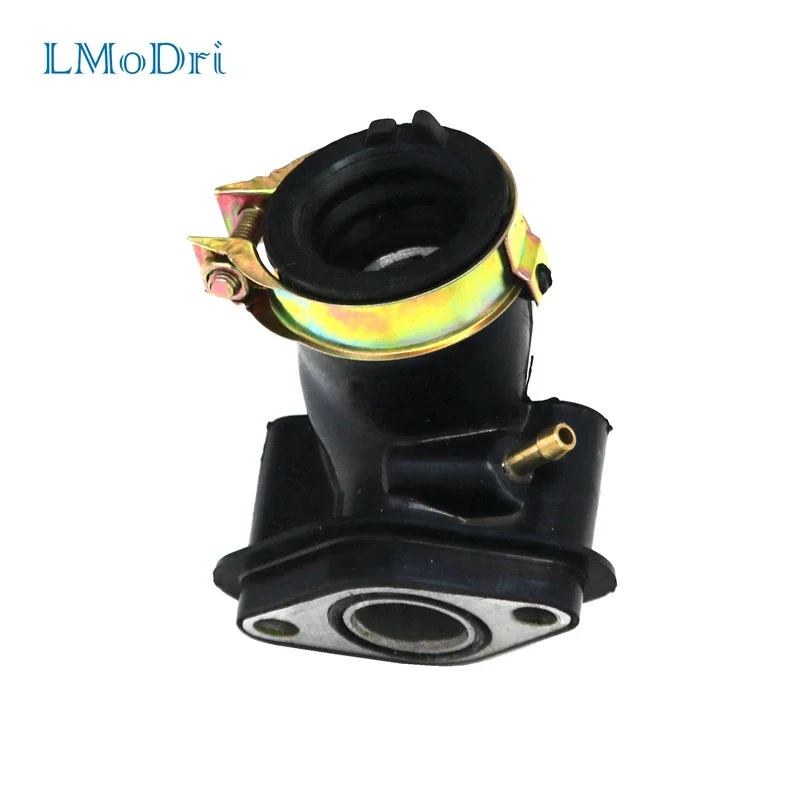 

LMoDri Motorcycle Intake Pipe Moped Scooter GY6 50-80cc Inlet Manifold Carburetor interface