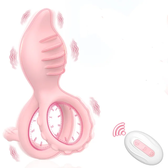 Penisring Ejakulation Vibrator für Männer Klitoris Stimulation Cockring Verzögerung Penisverlängerung Fernbedienung Sexspielzeug für Paare