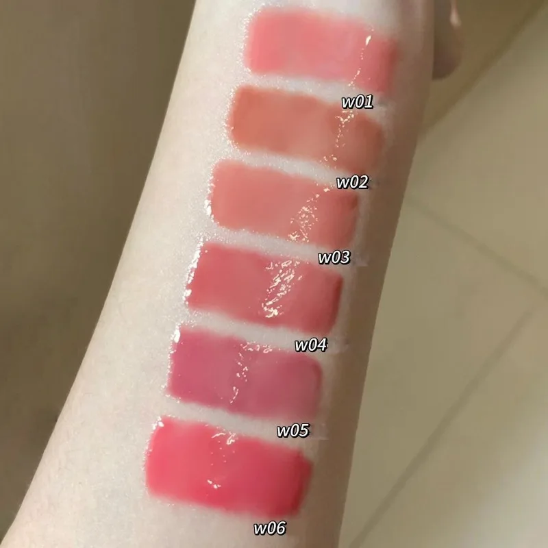 lip gloss,lip makeup,lip glaze NEW Water Glazed Mirror Lip Gloss Makeup Crystal Jelly Moisturizing Lip Glaze Long Lasting Grape Color Liquid Lipstick Cosmetics