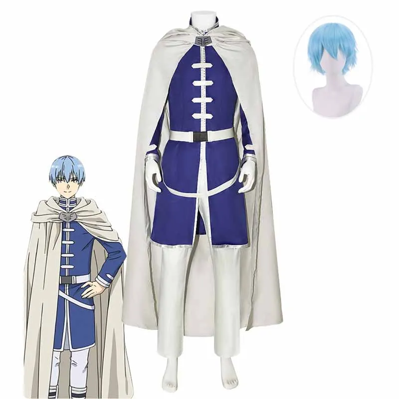 

Anime Frieren At The Funeral Himmel Cosplay Costume Male Uniform Top Pants Cloak Wig Full Set Outfit Adult Man Halloween Suit