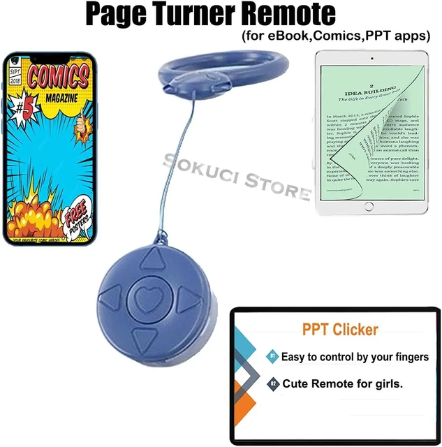 kindle page turner kindle remote control page turning E-books and tiktok  flip pages with discount on AliExpress