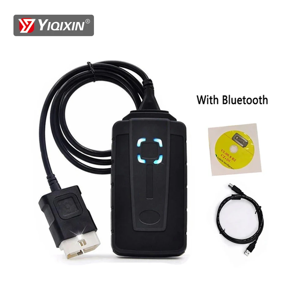 Автомобильный диагностический инструмент YIQIXIN для Wow Snooper 2022-2020 с Bluetooth-клавишами генератора