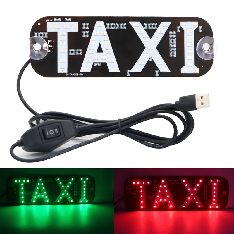 QCHIAN Taxi Light, Taxi LED Sign Decor, Taxi LED Light Logo - View #11