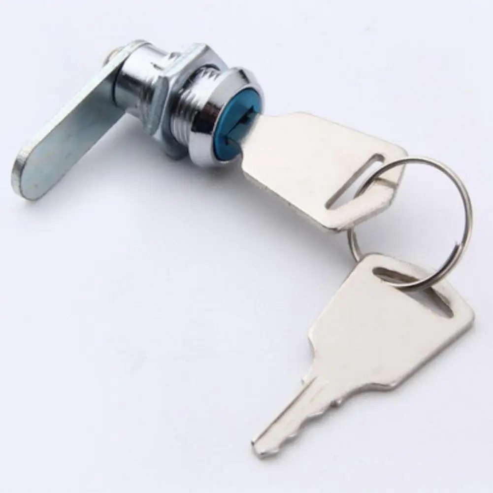 

With 2 Key Drawer Lock Locks Hardware Security Furniture Lock Security Locks 12mm 1PC Aluminum Alloy Cupboard Locker