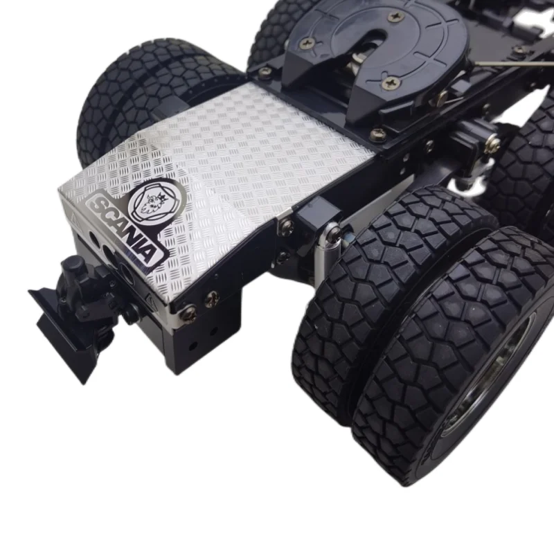 Anti-skid Board Decoration Plate For 1/14 Tamiya RC Truck  for Scania 770s 56371 Tractor Tamiya LESU Tractor Upgrades 2