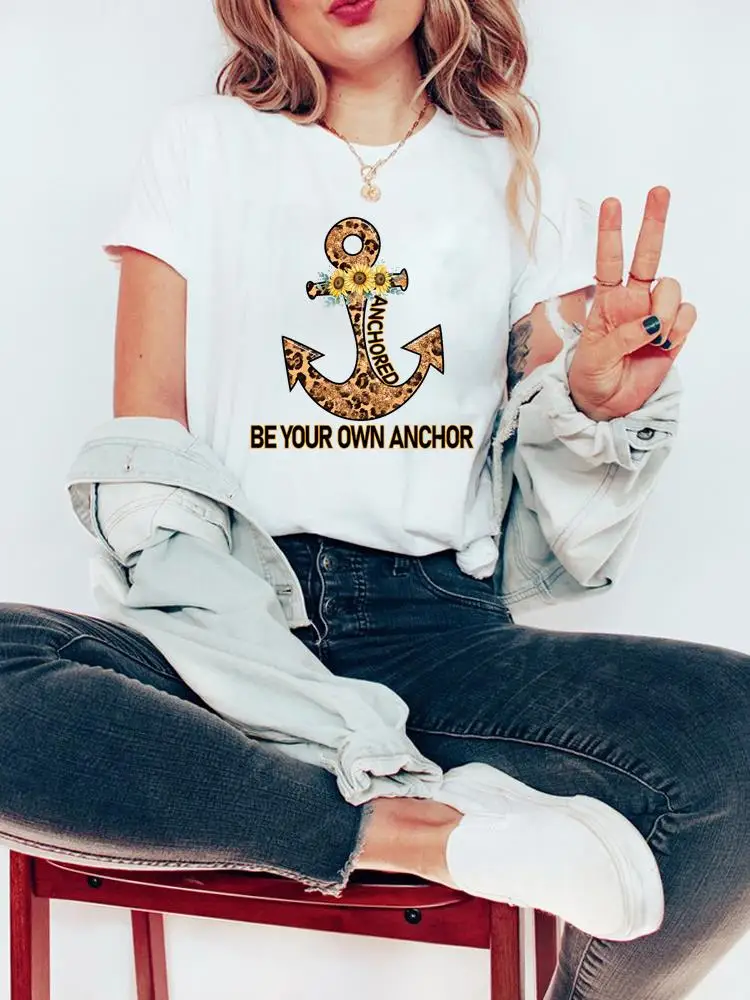 

Lovely Flower 90s Geometric Tee Women Clothing Cartoon Fashion Lady Print Summer Tshirt Casual T-Shirt Graphic T Top
