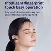Wireless Ear Clip on Headphone TWS Bluetooth 5.3 Earphone Single in-Ear HiFi Stereo Touch Control Sports Headset with Mic 4