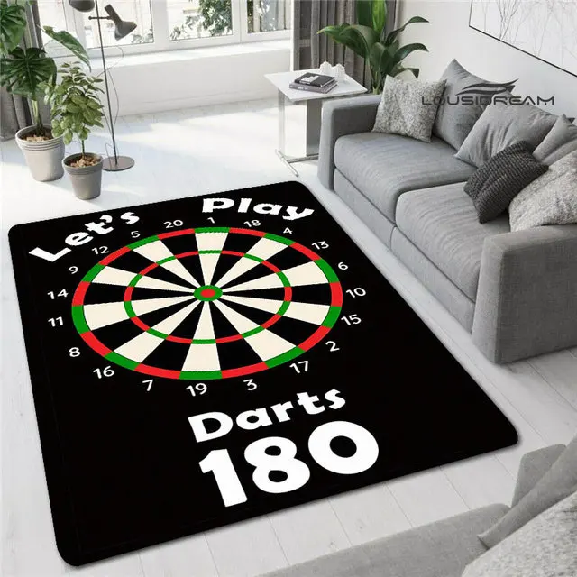 Sport dart target printing carpet room decor cute area rug carpets for