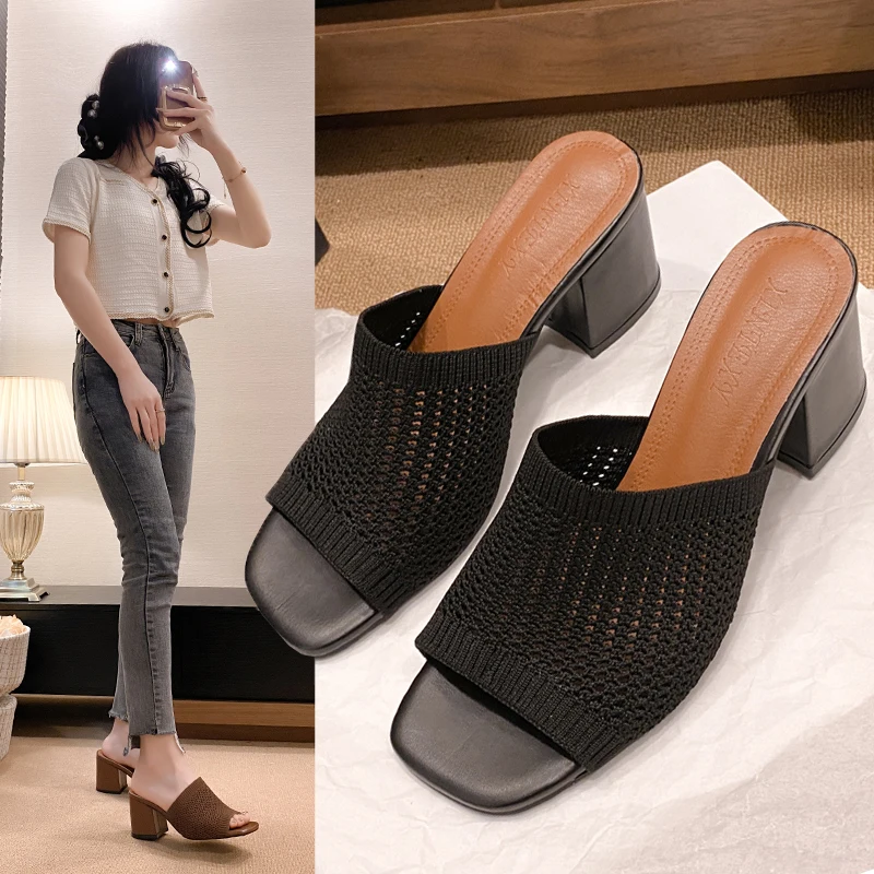 

Женские туфли-лодочки на высоком каблуке, с квадратным носком, Размеры 35-42