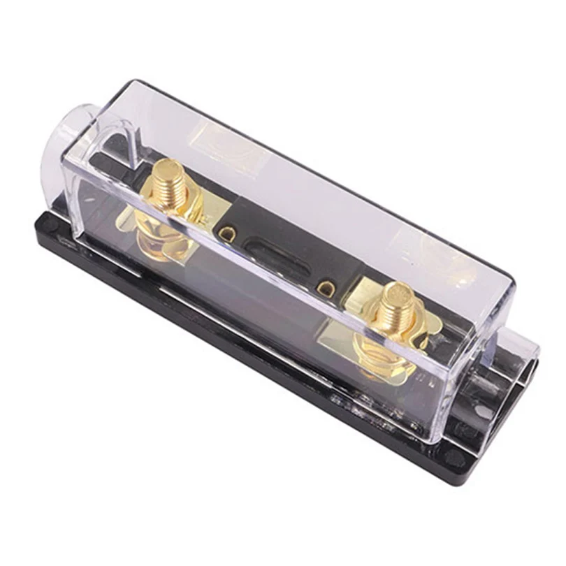

60A/80A/100A/150A/200A/250A/300A Automobile Power Supply Type Power Amplifier Fuse 0/2/4 Gauge Fuse Holder for Car