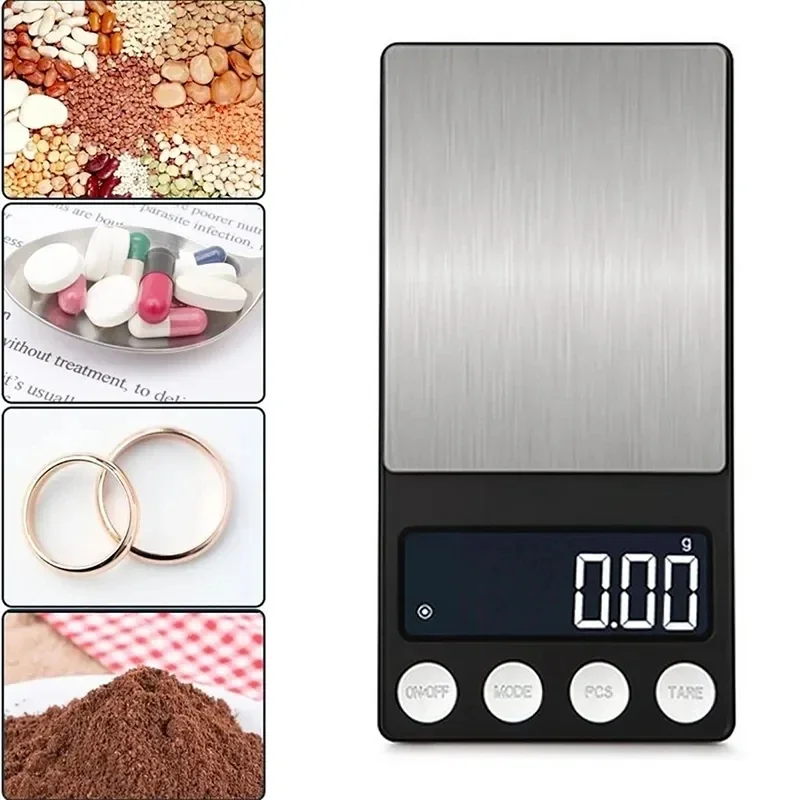 High-Precision Digital Jewelry Pocket Scale with LCD Display