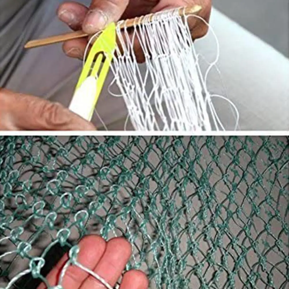 8 Pcs Needle Designed For Knitting Repairing Fishing Net Plastic Material  Rust-proof Random Color Net Line Shuttles Accessories