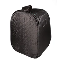 Portable Folding Steam Sauna Cabin Generator SPA Room Tent Box without Steamer for One or Two People Relaxation Weight Loss Body 1