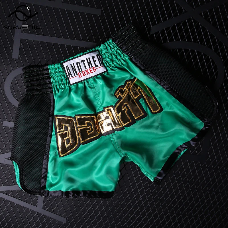 Muay Thai Shorts Men Women Kids Boxing Training Kickboxing Pants Breathable MMA Shorts Combat Martial Arts Fight Clothing,mma shorts