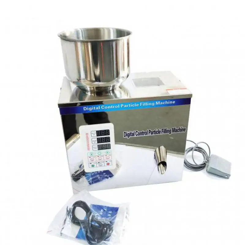 Scale Herb Filling And Weighing Machine Tea Leaf Filler Automatic Packing Machine Particle Powder Black Tea Racking Device
