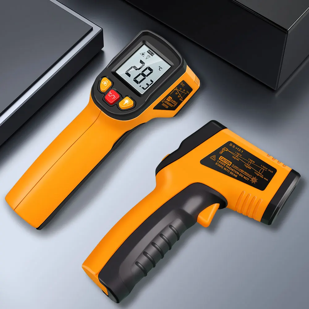 NJTY T380 T580A High Precision Infrared Thermometer Water Thermometer Baking and Kitchen Industrial Thermometer