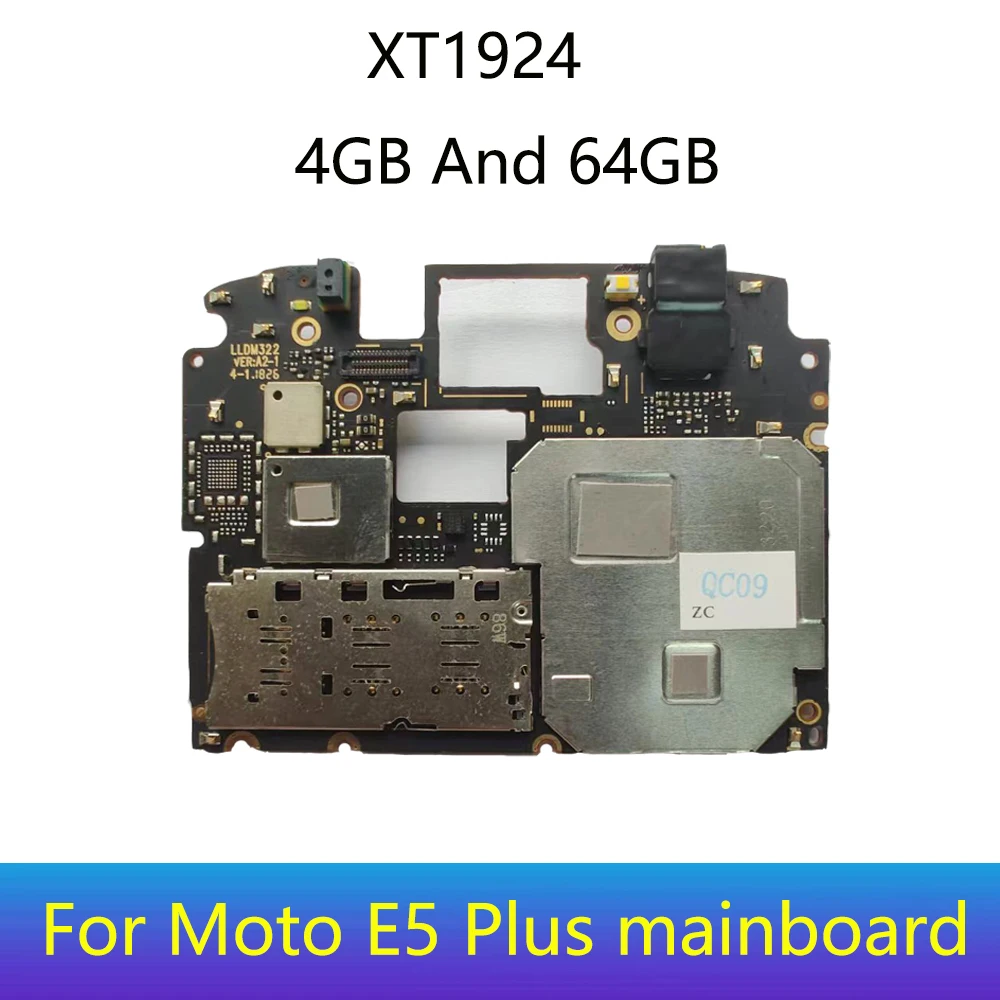 

Original For Moto E5 Plus XT1924-2 XT1929-9 board Motherboard Mobile Electronic Panel Mainboard Circuits With Chips Plate