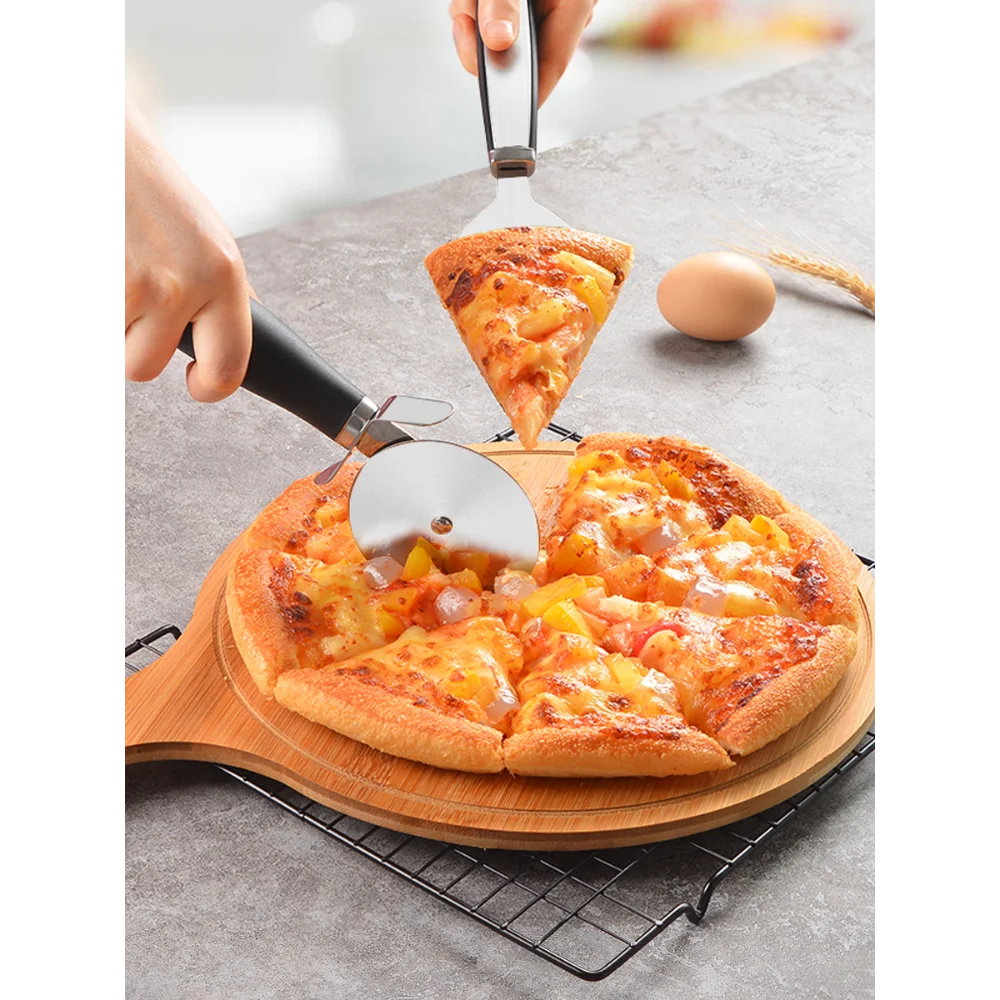 

Pizza Cutter and Baking Tool Set Kitchen Tools Ergonomic Pizza Knife Handle