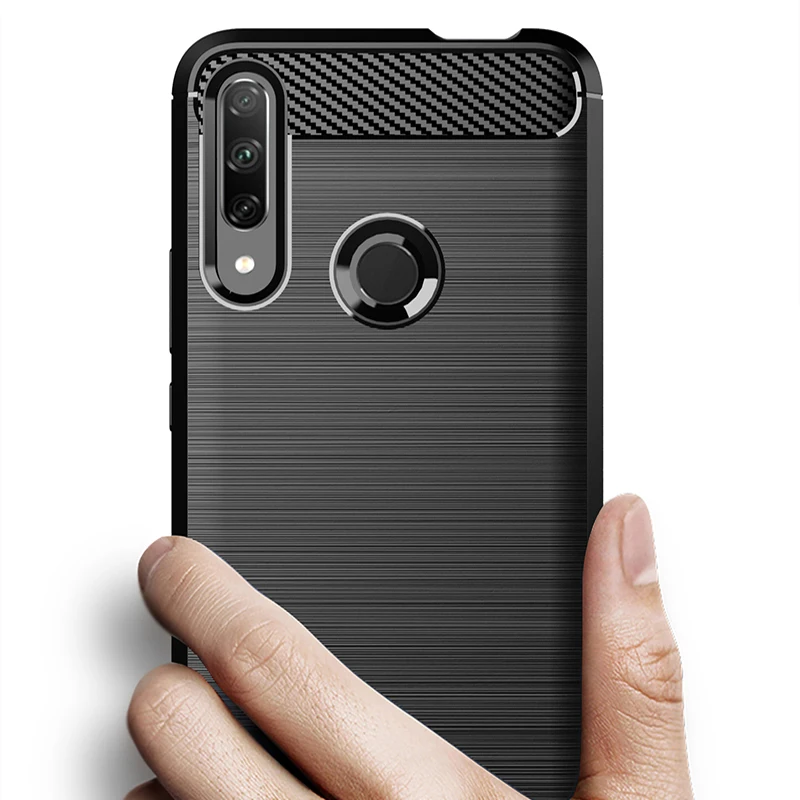 Premium Silicone Carbon Fiber Shockproof Phone Case - Luxury Matte Back Cover