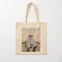 Behind Our Elders Cotton  Canvas Bag Fashion Women Travel Unisex Tote Shoulder Bag Foldable Printed Fabric Shopper Handbag 1