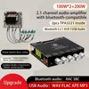 2*100W+200W TPA3221 Bluetooth Power Amplifier Board 2.1 Ch Class D USB Sound Card Subwoofer Theater Audio Stereo Equalizer Amp 1