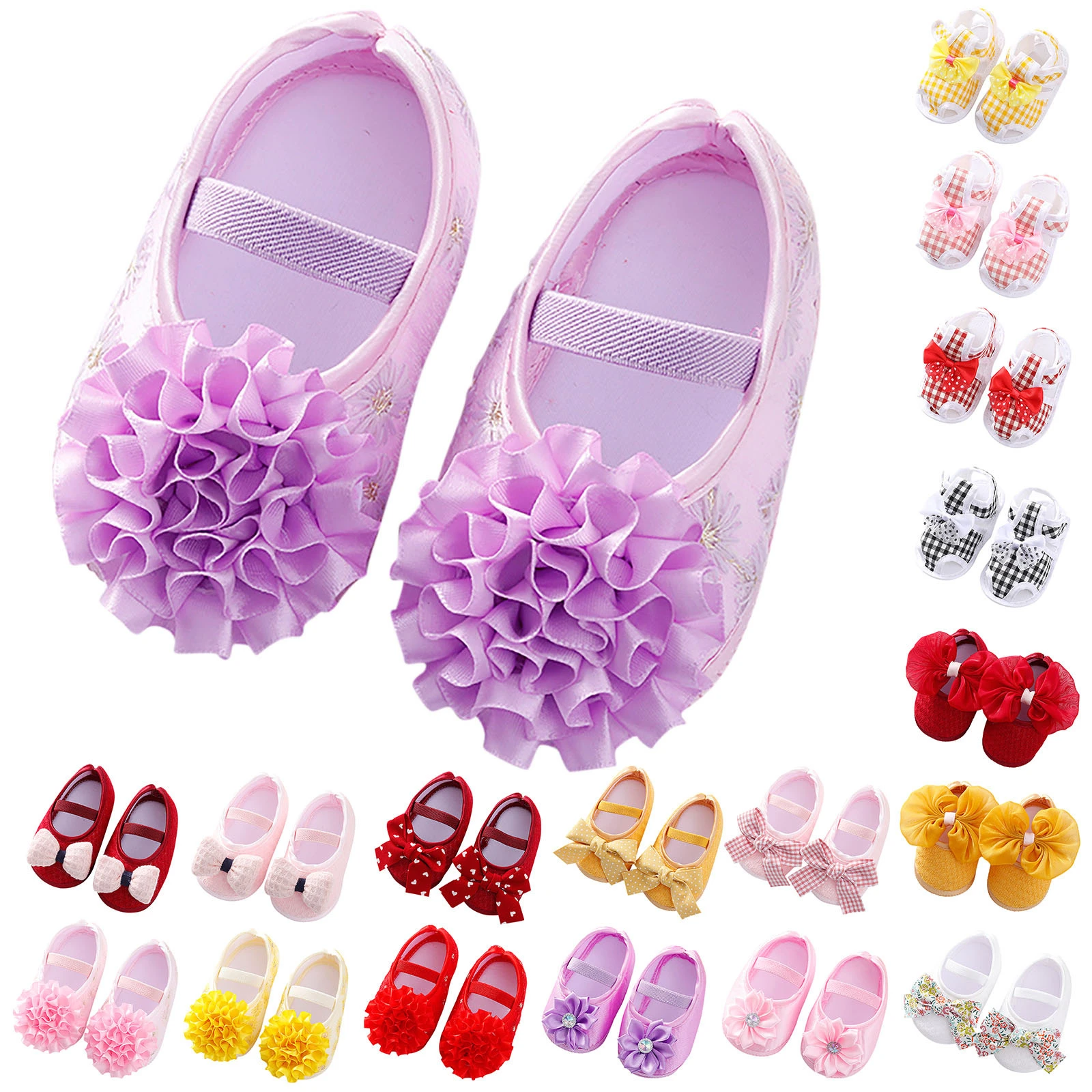 Zapatos chirriantes para niñas, zapatos de princesa para bebés, zapatos para niños pequeños, zapatos bebés de 6 meses, zapatos de fondo duro para niños| | - AliExpress
