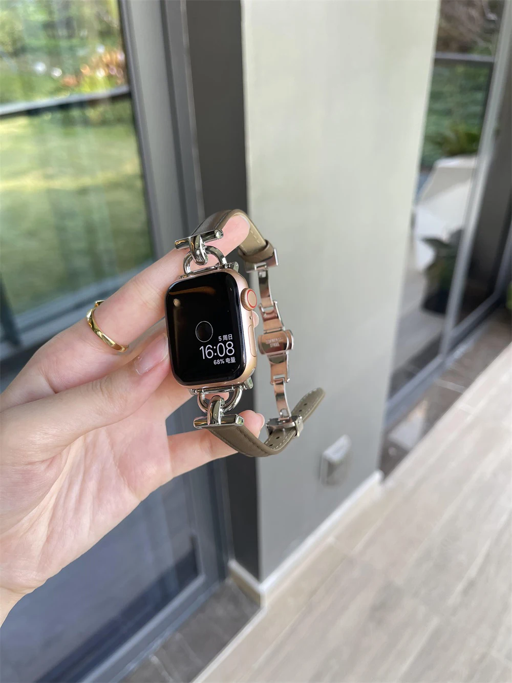 Bracelet en cuir pour femme, Apple Watch, Ultra, 49mm, 41mm, 45mm, 38mm,  40mm, 42mm, 44mm, Papillon, iWatch Series 8, 7, 6, SE, 5, 4, 3 - AliExpress