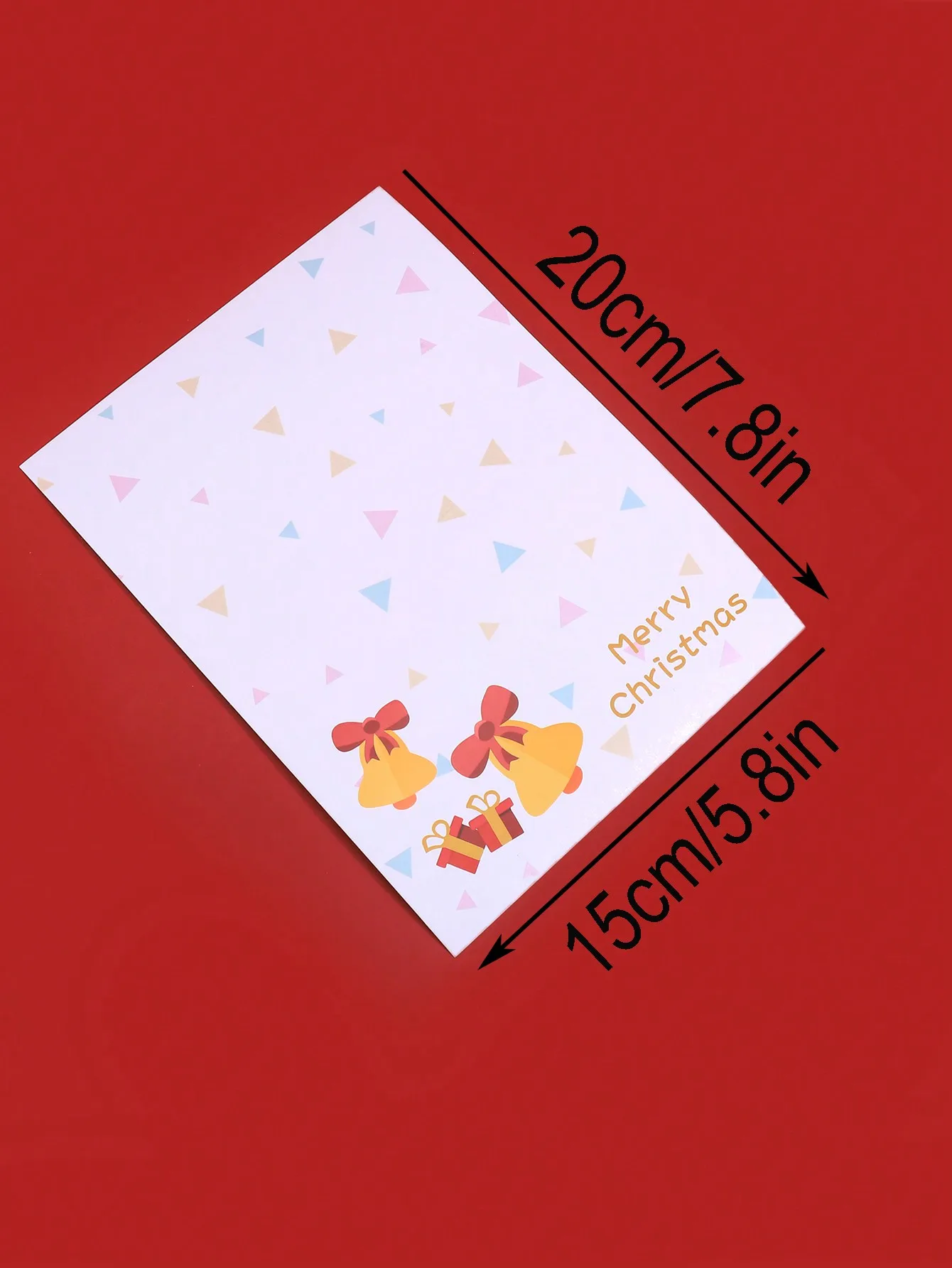 Description Picture 3 of item6pcs/set Christmas greeting card envelope set, for blessings and holiday invitations to teachers, friends, and classmates