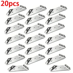 Thickened Stainless Steel Right Angle Furniture Bracket Connectors (10/20/40/50pcs) (20pc)