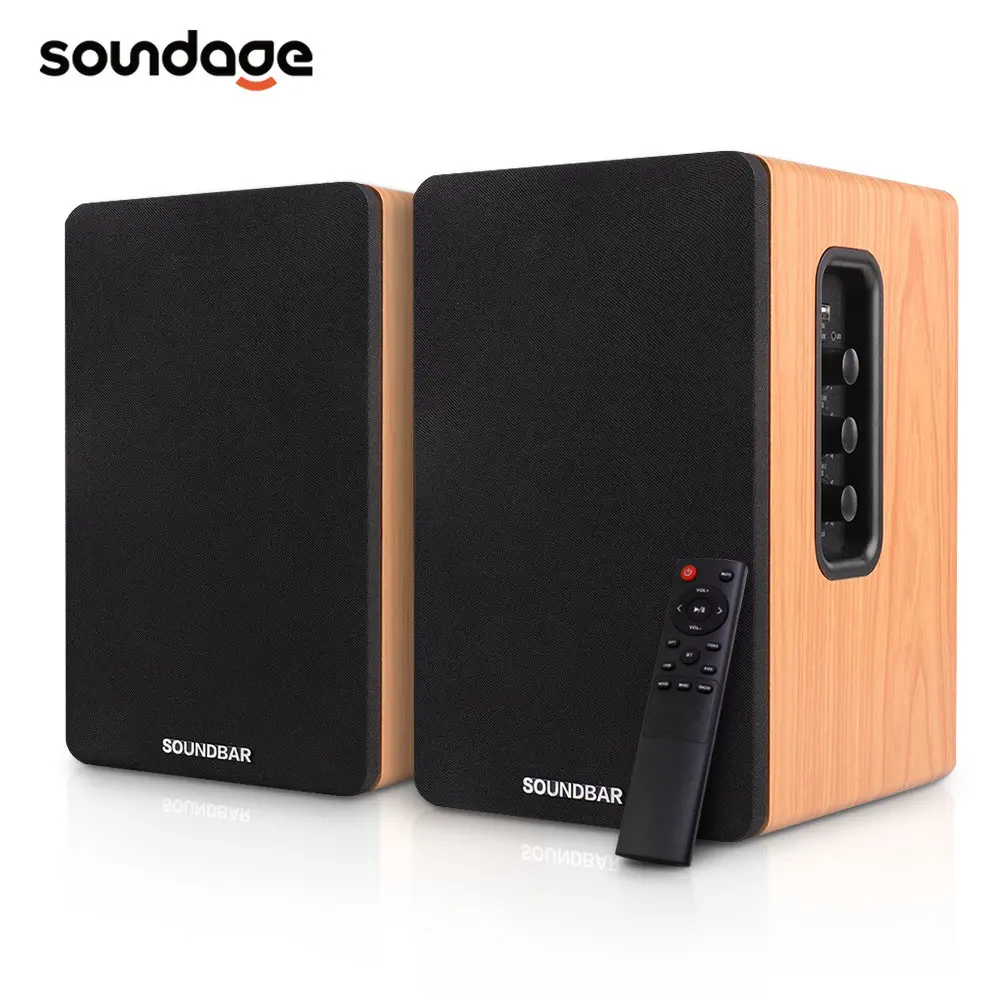 80W20HIFIBookshelfBluetoothSpeaker45InchHomeTheaterSystem