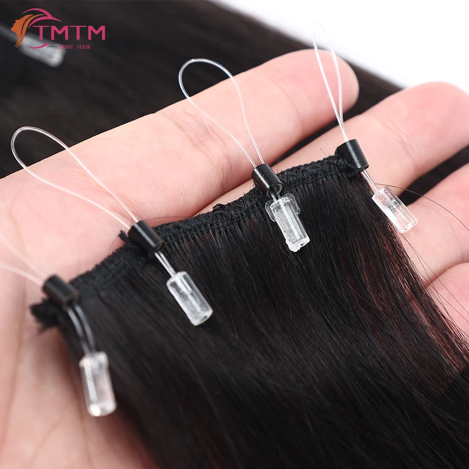 Beaded weft Hair Extensions Seamless Weft invisible Hair  display picture 1