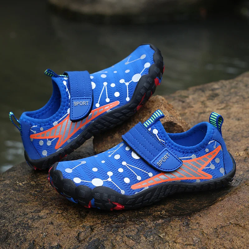 Kids Shoes Children Beach Aqua Shoes Boy Girl Barefoot Water Shoes Quick-Dry Drainage Diving Swim Sandals Kids Fishing Surf Wading Sneakers