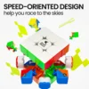 [ECube] Swift Block 3x3x3 Maglev Newly Updated Cube GAN Stickerless Speed Cube Magnetic Profession cubo GAN 355S Educational Toy 6