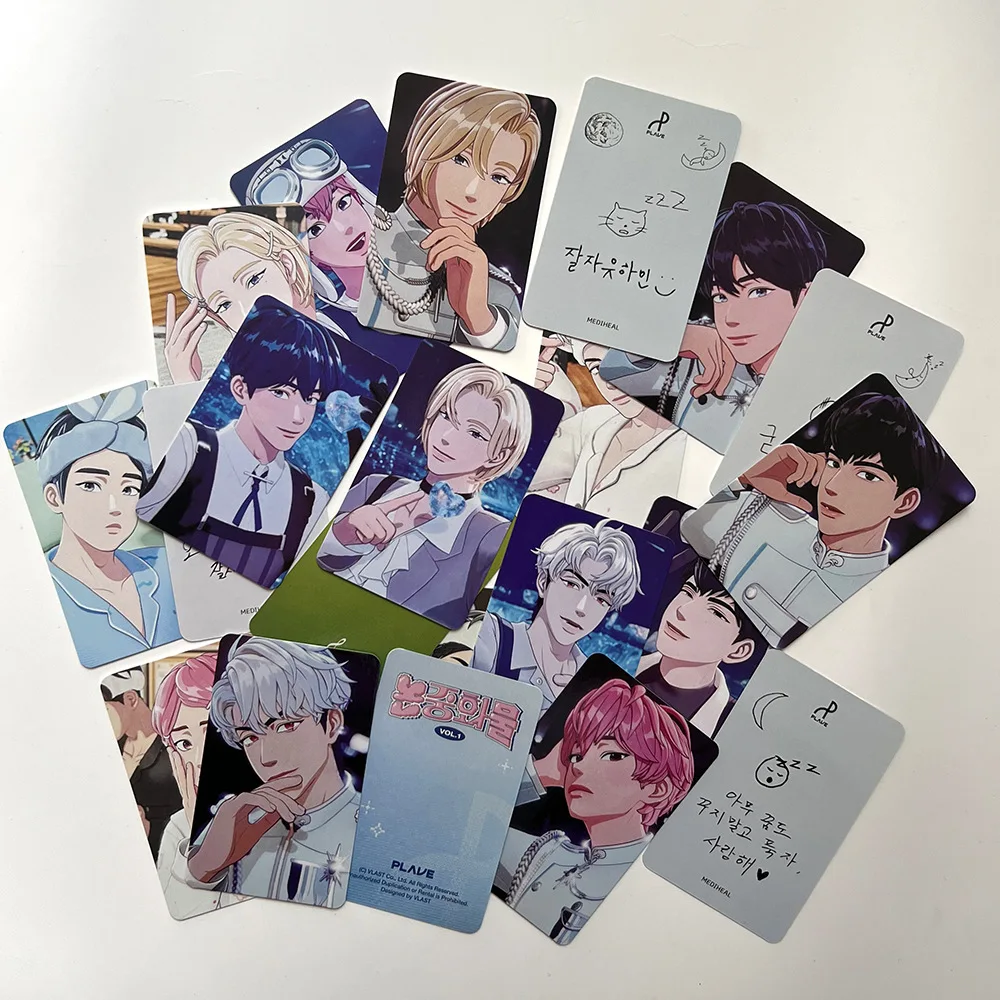 5 Pcs/Set Korean Plave 1st single album Lomo Card Asterum Photo Card Double-sided Photocards Fans Collection Gift