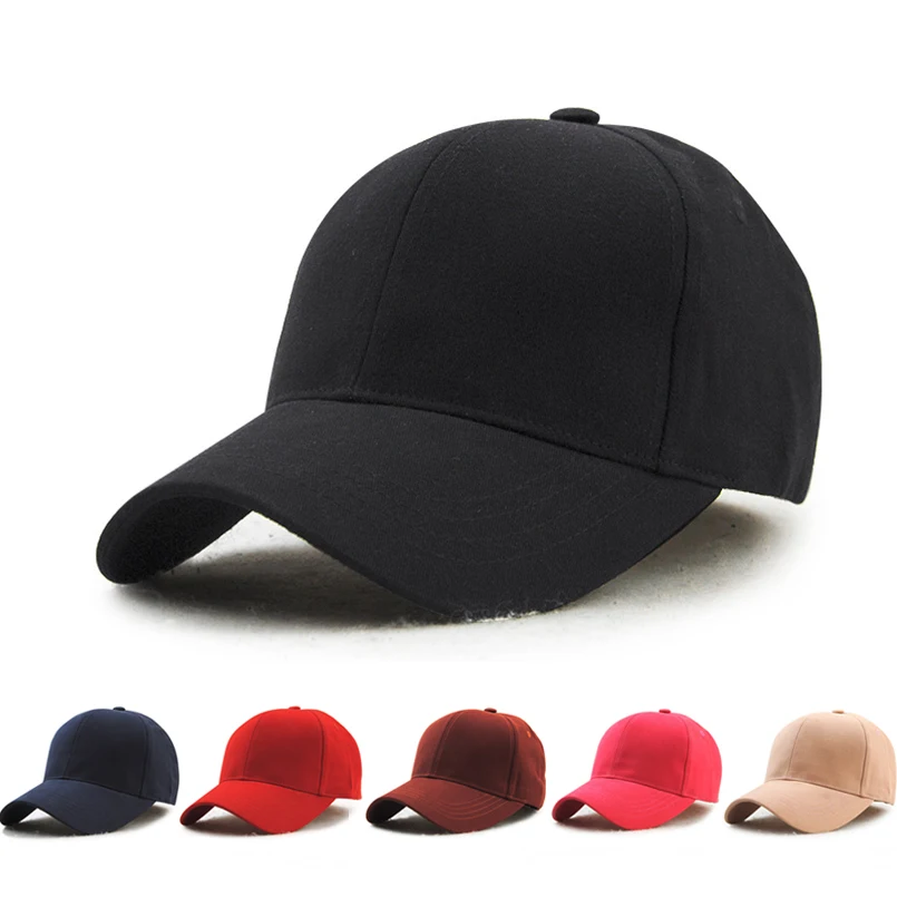 Baseballkappe aus 100 % Baumwoll-Twill, einfarbig, Knochen-Kasquette, Sonnenhut, leer, verstellbar, Papa-Hüte, Sommer-Golfkappen für Outdoor-Sportarten