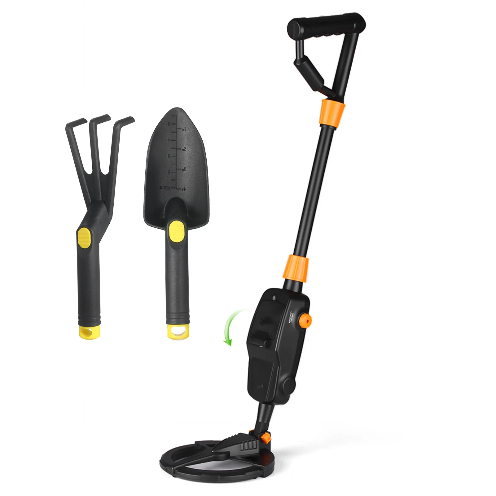 Children Lightweight Handheld Metal Detector Gold Digger Treasure Hunter Tracker Seeker with Waterproof Search Coil for