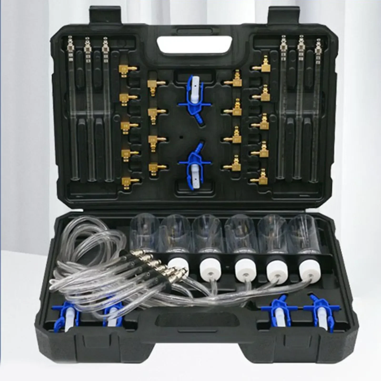 Diesel Injector Flow Meter Test Set Auto Repair Tools for Vehicle Truck Fuel Injector Oil Injectors Easy to Install