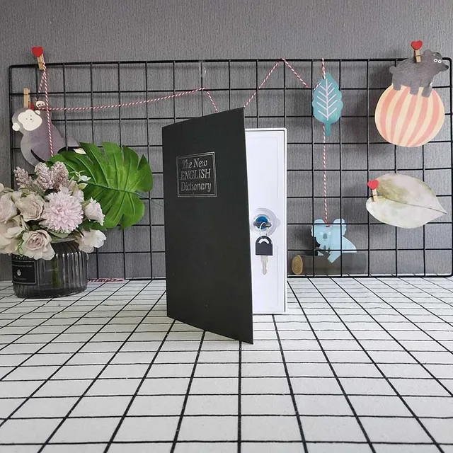 Dictionary Mini Book Safe Security Key Locker Money Hidden Secret Safe Key Safe Box Cash Money Coin Storage Jewellery Lock Boxes 5