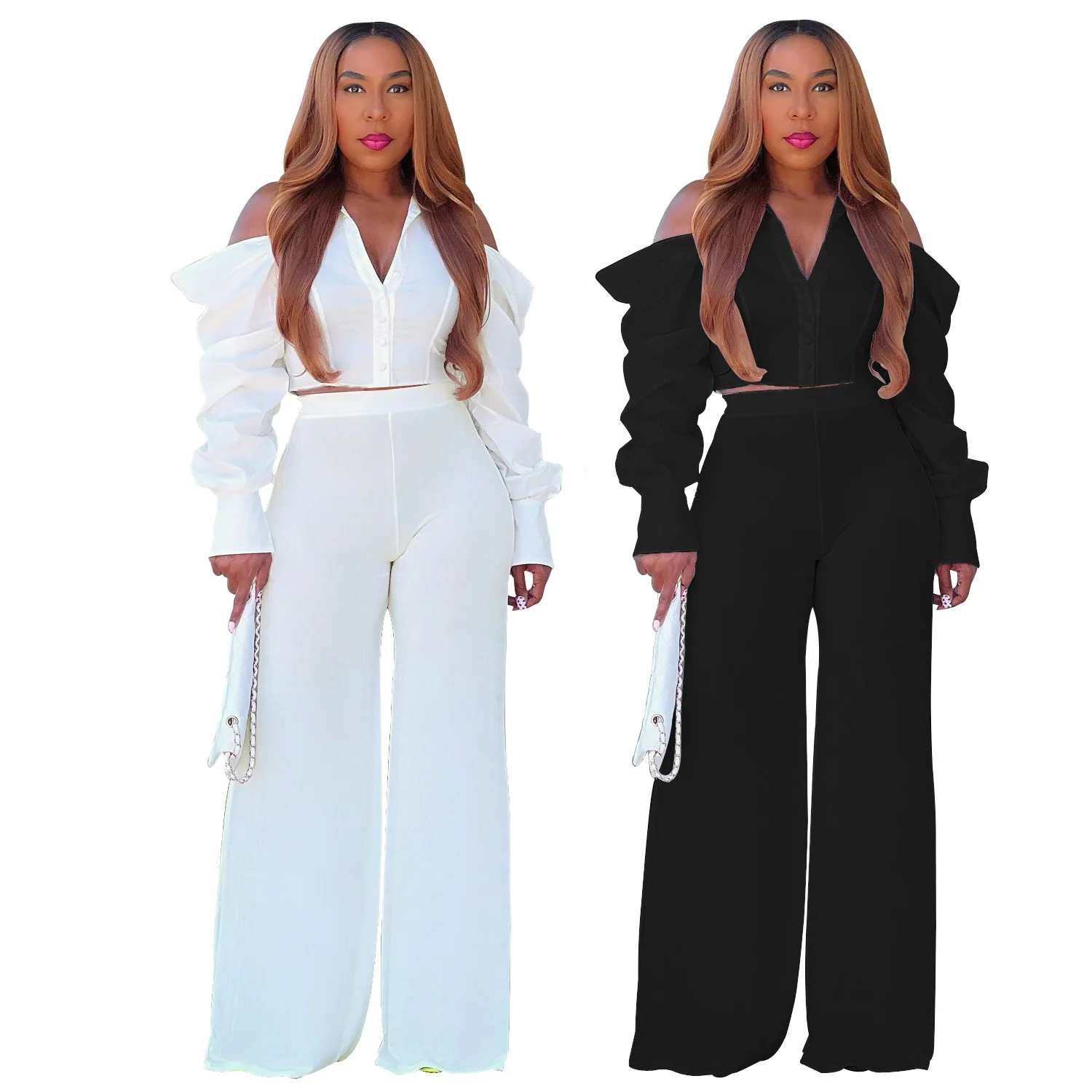  ZZSRJ Autumn and Winter Thickened Women's Pants Suit