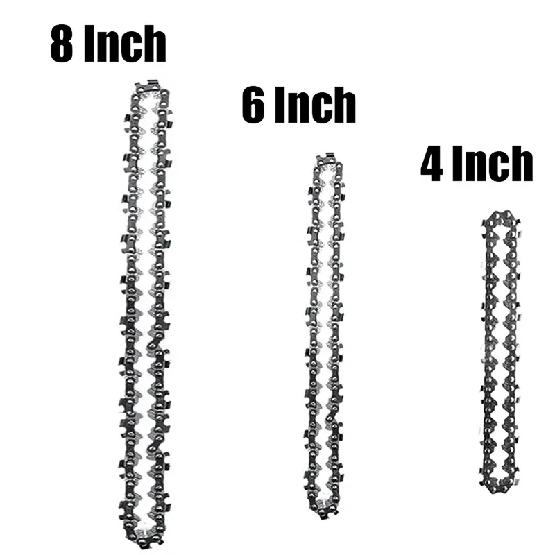 4/6/8 Inch Chainsaw Chain 1/4" .043" 28/37/45/48 DL Semi Chisel Electric Power Tool Saw Blade Accessory Replacement Wood Cutting chainsaw chain